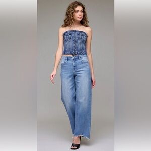 Hidden Logan Fit Stretch Frayed Dad Jeans | 31 inch inseam